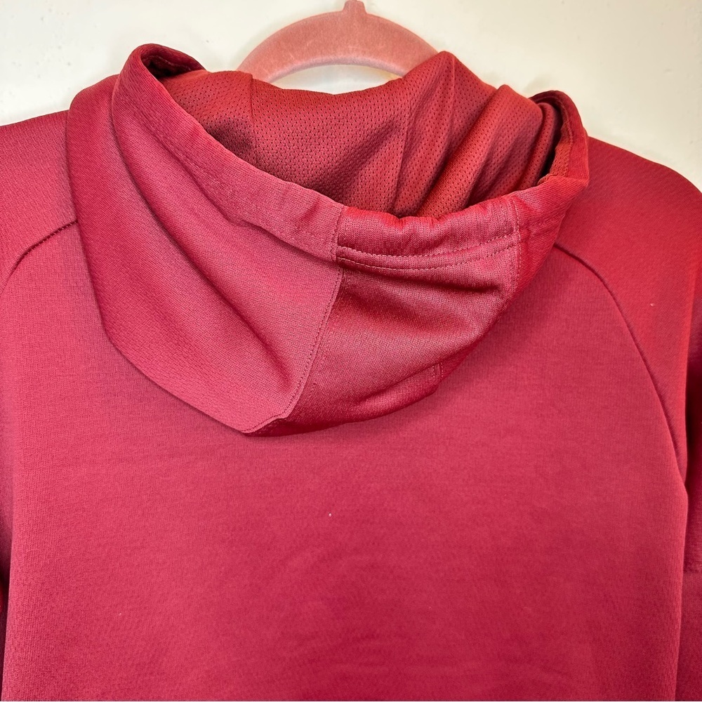 Adidas Red Climawarm Woman's Red Sweatshirt Size Small - Picture 7 of 13